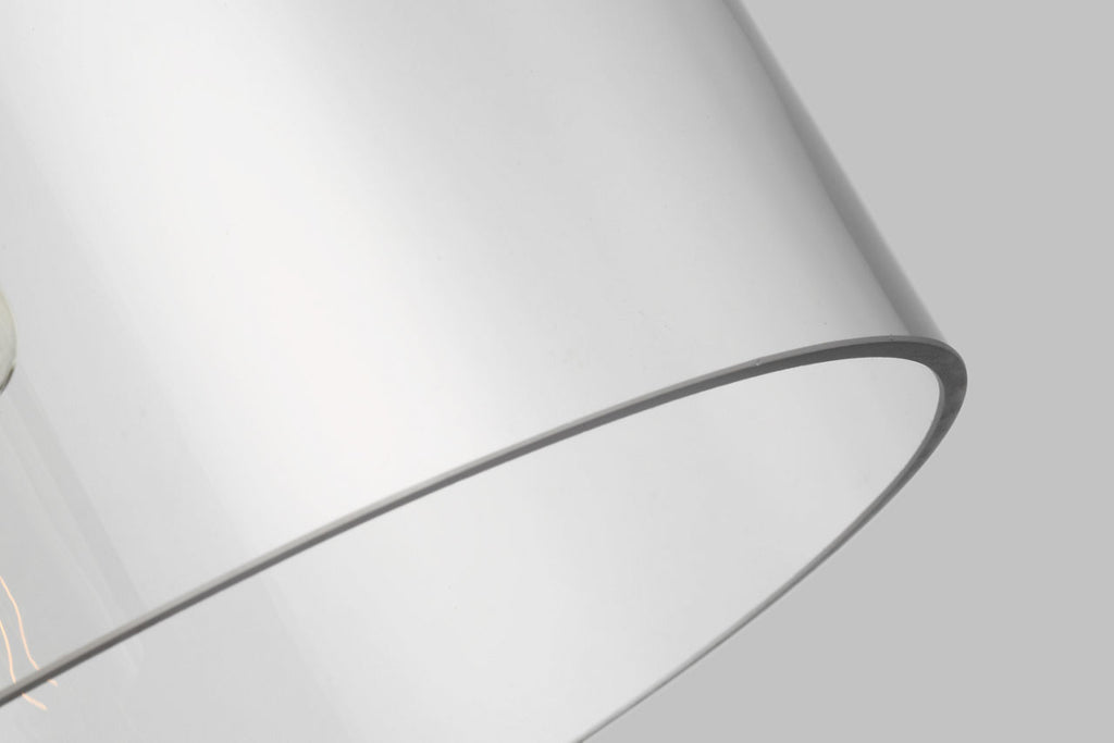 Garrett Large Cylinder Pendant Polished Nickel