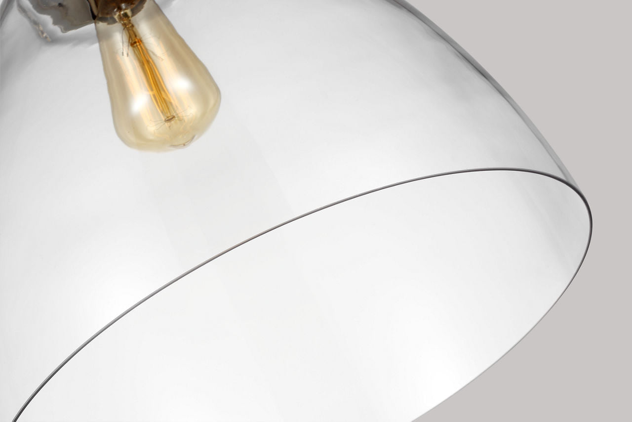 Garrett Wide Pendant | Polished Nickel