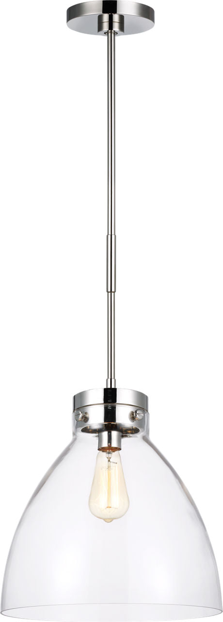 Garrett Wide Pendant | Polished Nickel