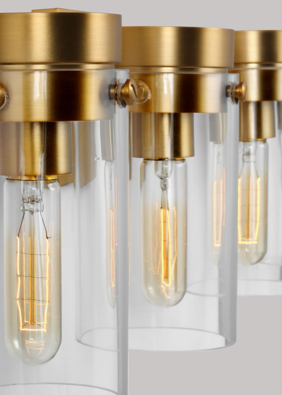 Garrett 4 - Light Vanity | Burnished Brass