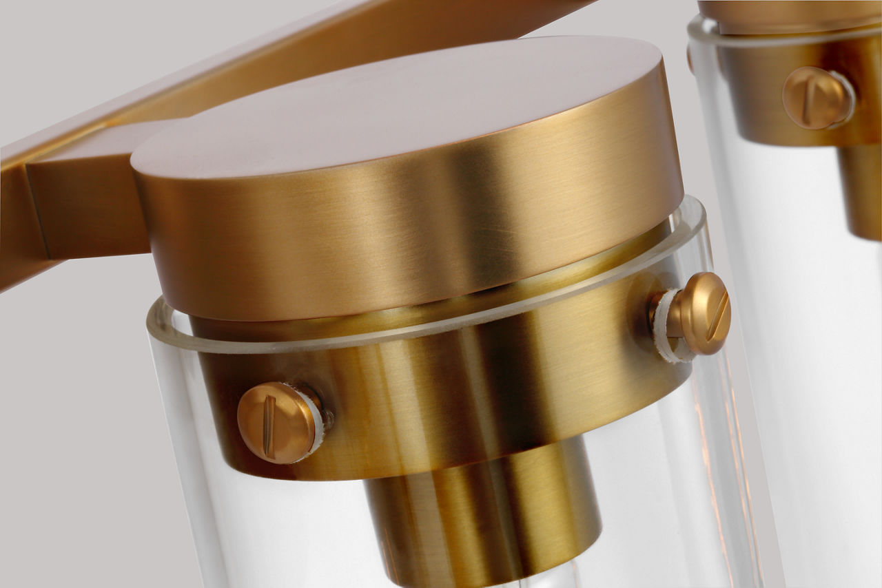 Garrett 4 - Light Vanity | Burnished Brass