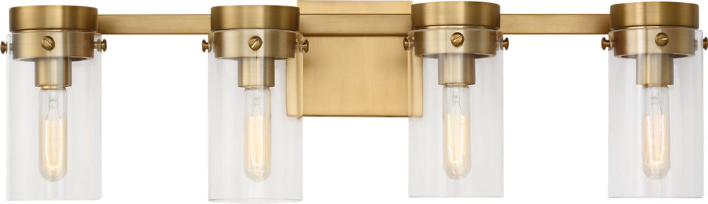 Garrett 4 - Light Vanity | Burnished Brass