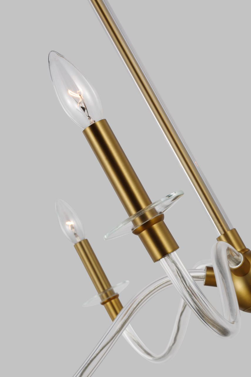 Hanover Medium Chandelier | Burnished Brass