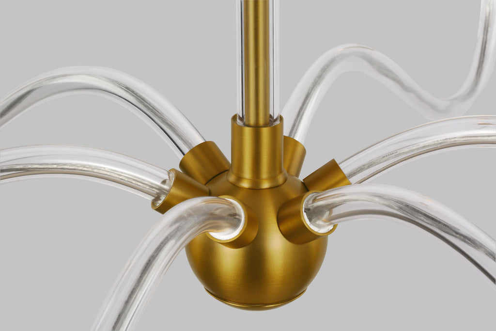 Hanover Large Chandelier | Burnished Brass