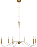 Hanover Large Chandelier | Burnished Brass