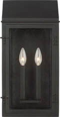 Hingham Large Outdoor Wall Lantern | Textured Black
