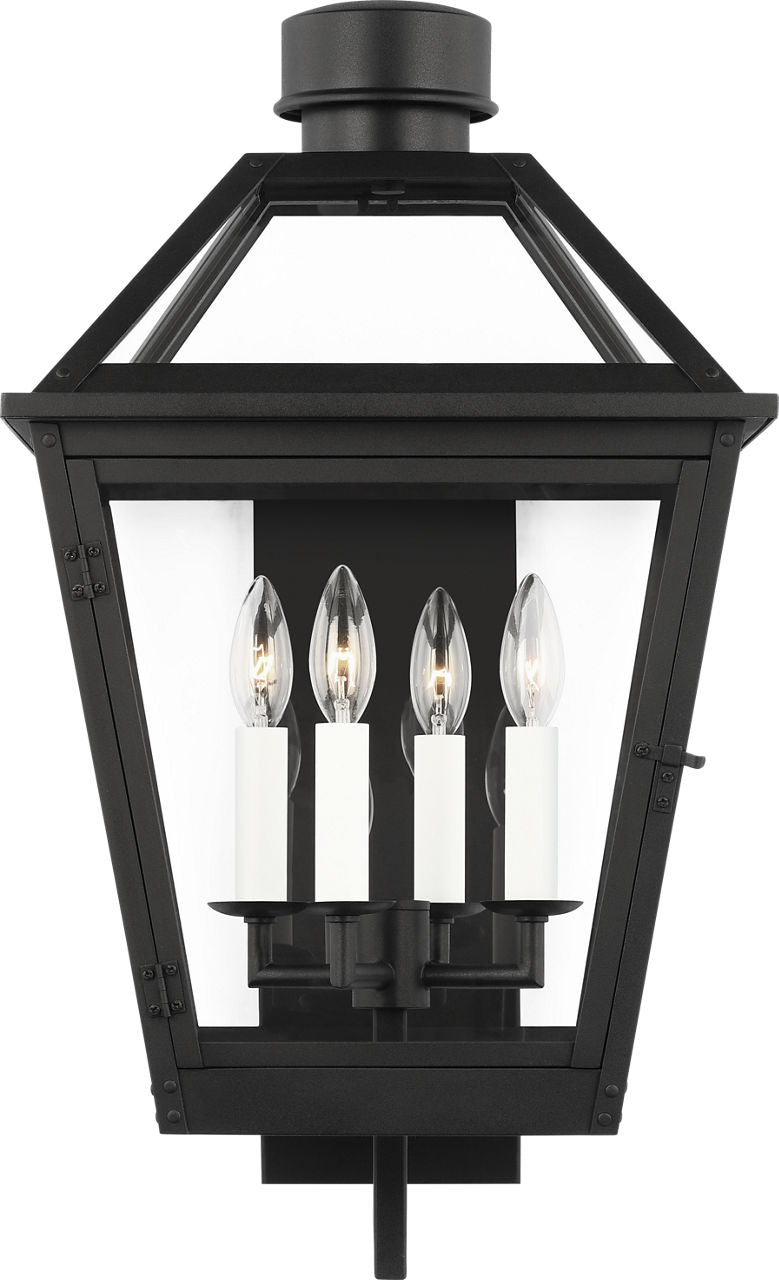 Hyannis Large Lantern Textured Black