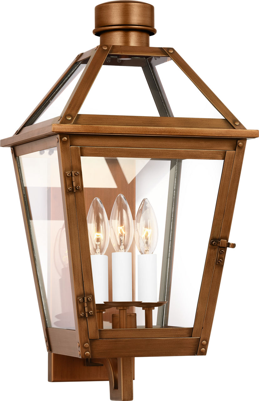 Hyannis Medium Wall Lantern Natural Copper