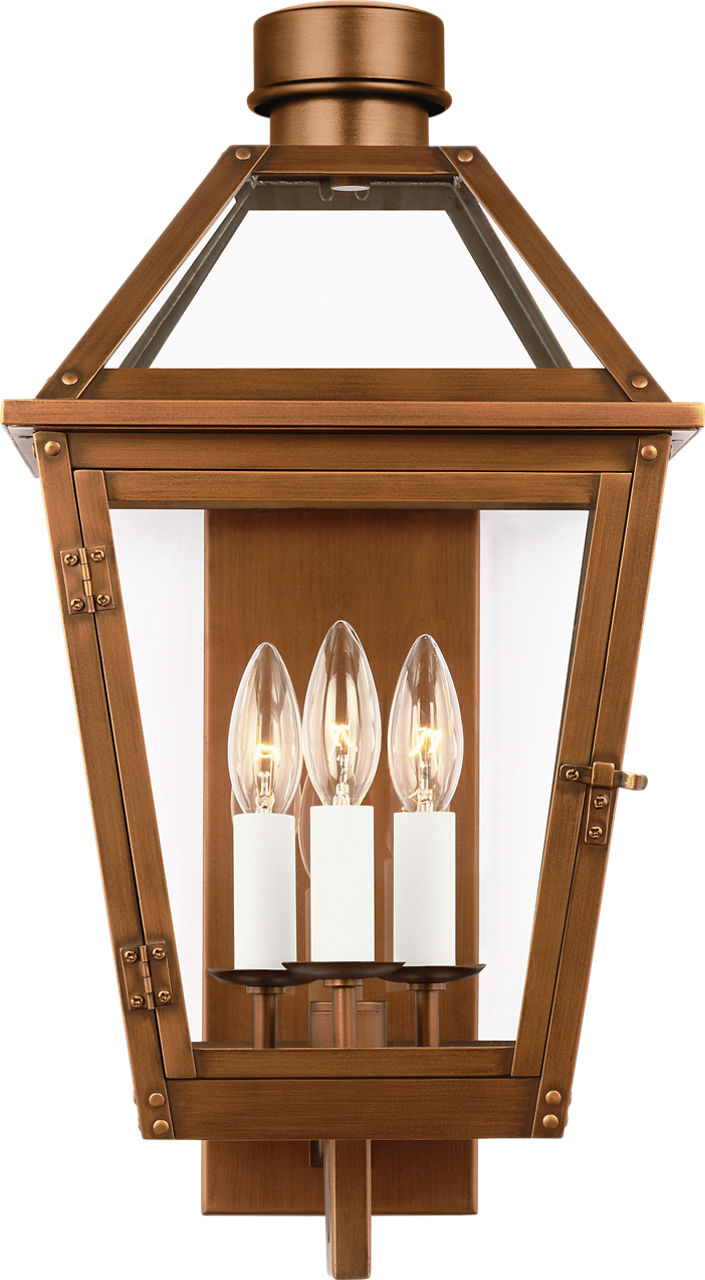 Hyannis Medium Wall Lantern Natural Copper