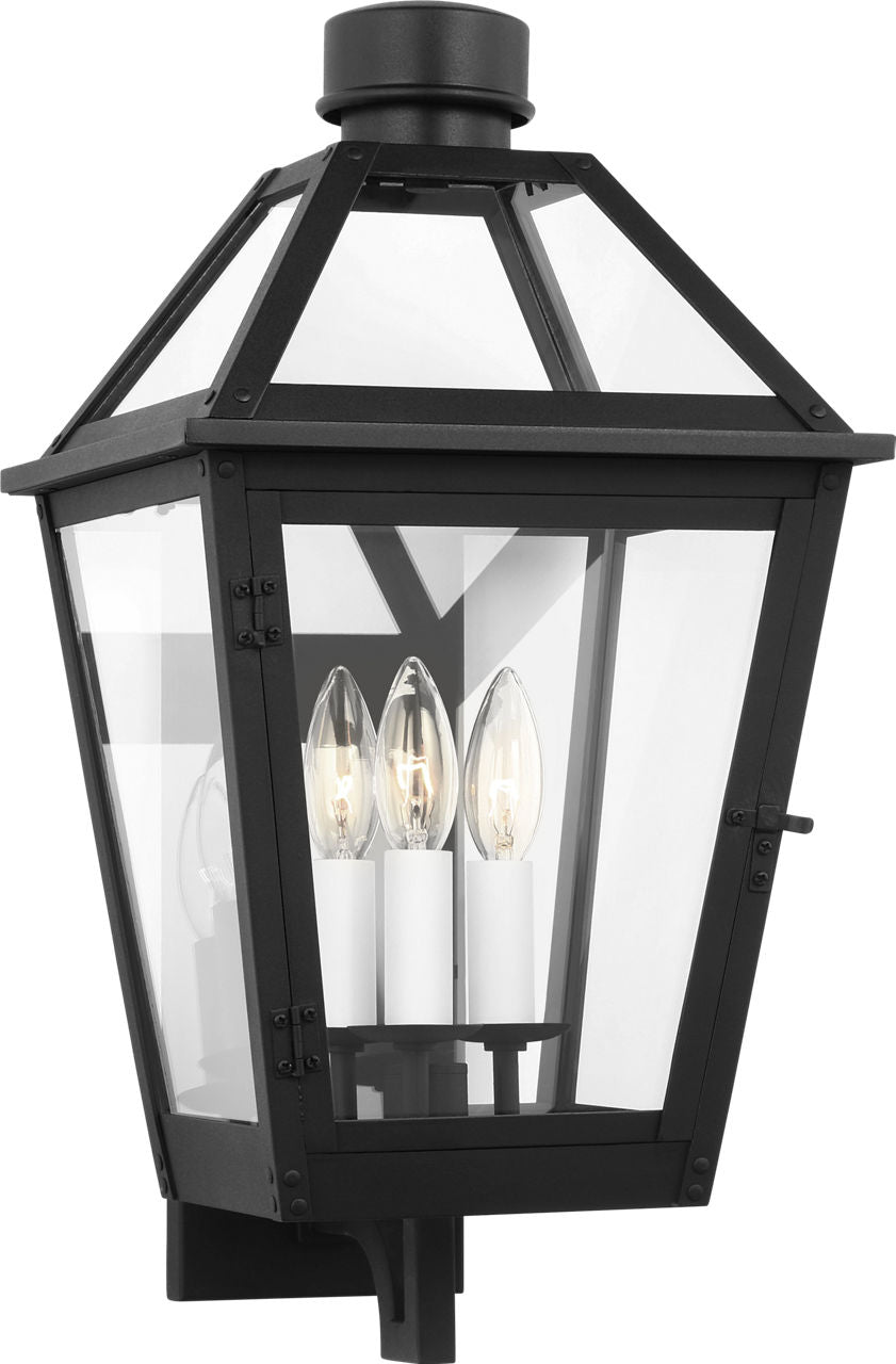 Hyannis Medium Wall Lantern Textured Black