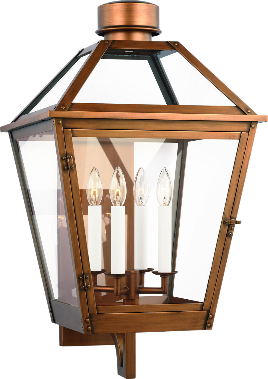 Hyannis Extra Large Lantern Natural Copper