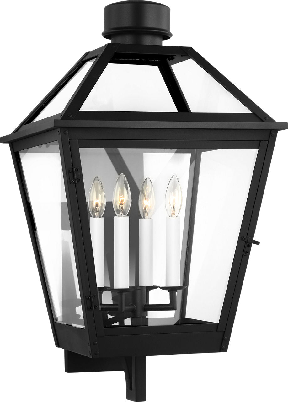 Hyannis Extra Large Lantern Textured Black