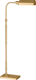 Kenyon Task Floor Lamp Burnished Brass Bulbs Inc