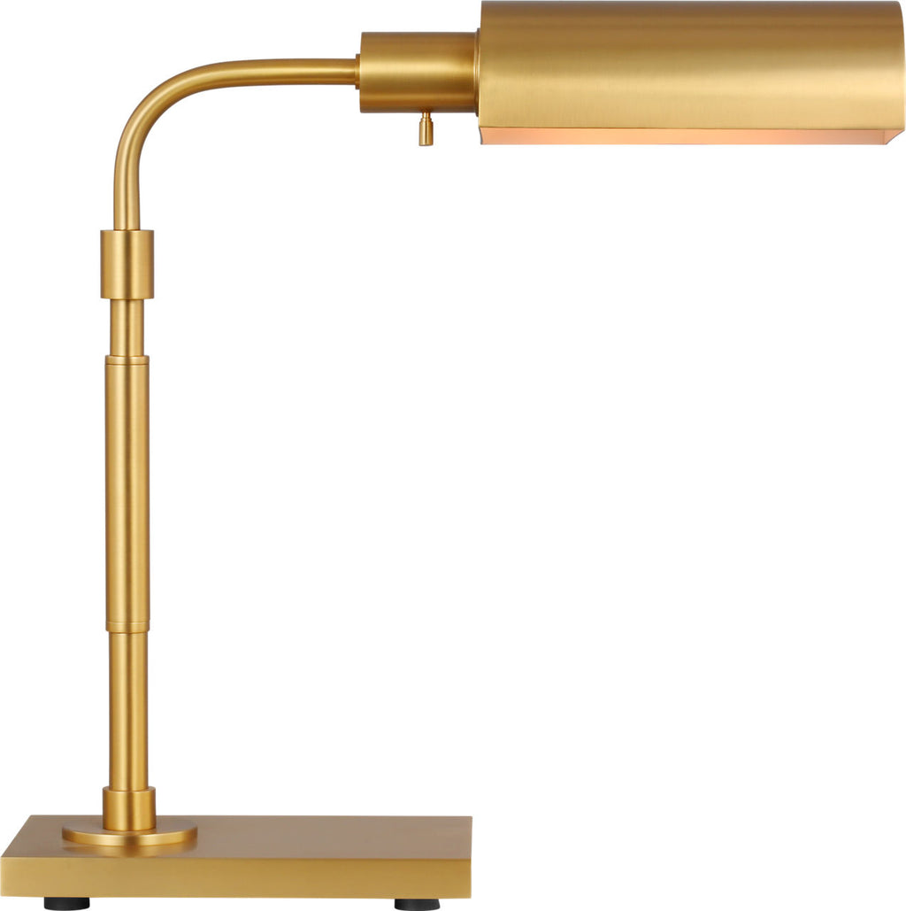 Kenyon Task Table Lamp Burnished Brass Bulbs Inc