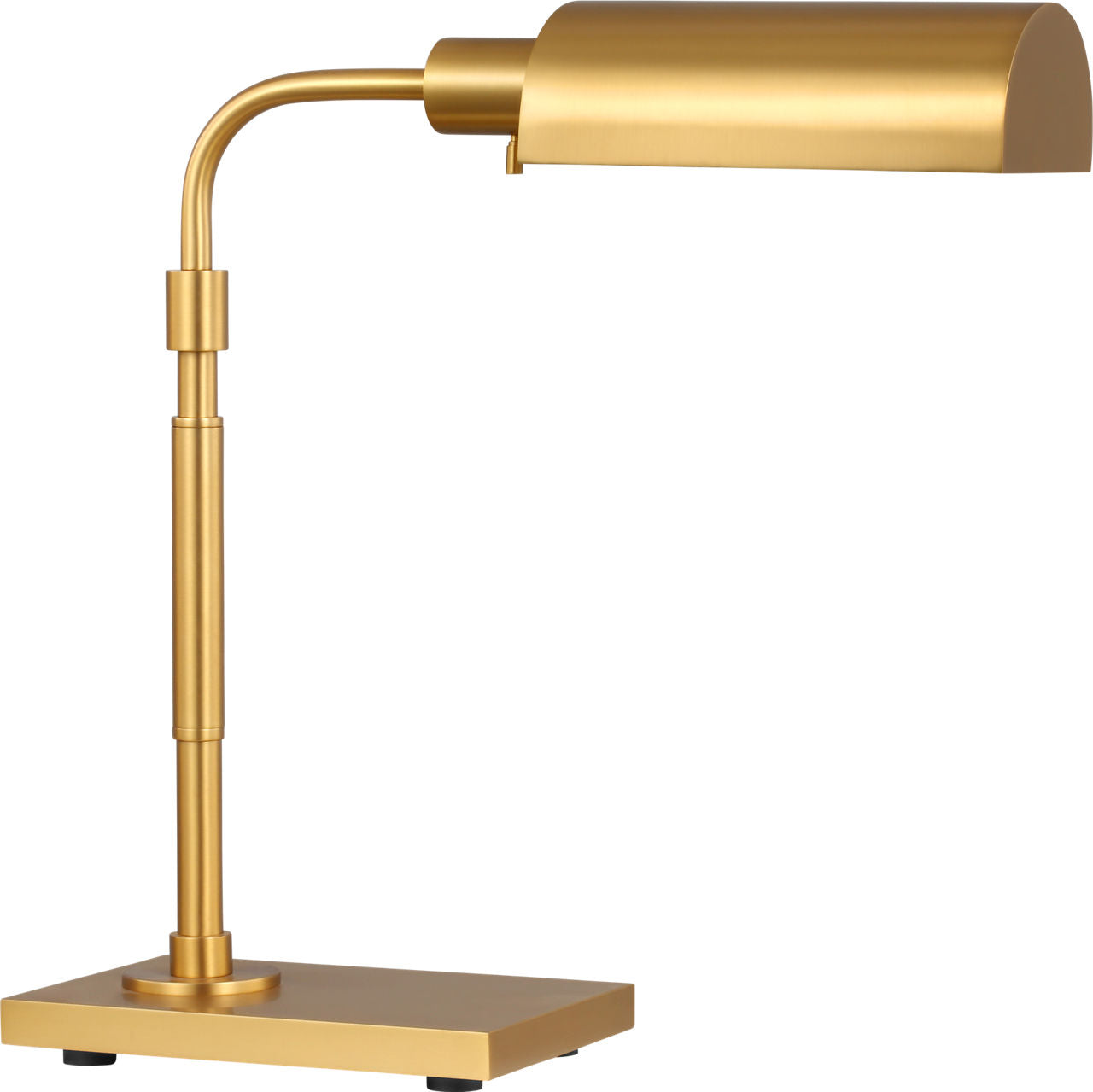 Kenyon Task Table Lamp Burnished Brass Bulbs Inc