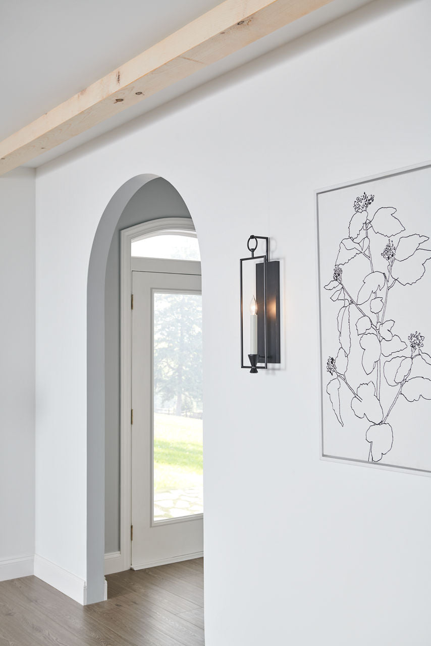 Keystone Sconce Aged Iron