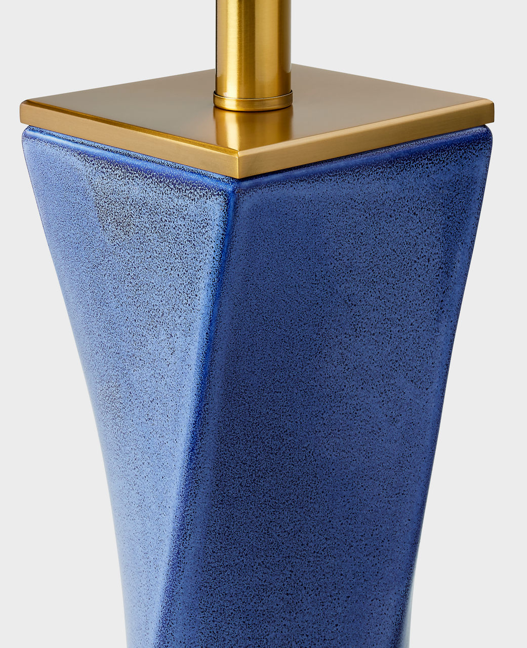 Lagos Table Lamp Frosted Blue Bulbs Included