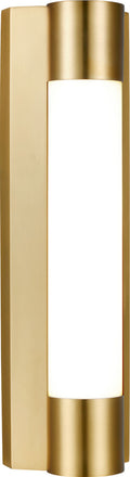Loring Small Vanity Burnished Brass Bulbs Included