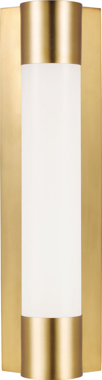 Loring Small Vanity Burnished Brass Bulbs Included
