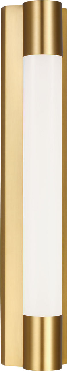 Loring Medium Vanity Burnished Brass Bulbs Included