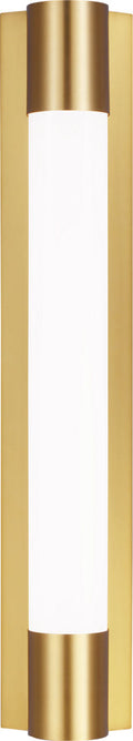 Loring Medium Vanity Burnished Brass Bulbs Included