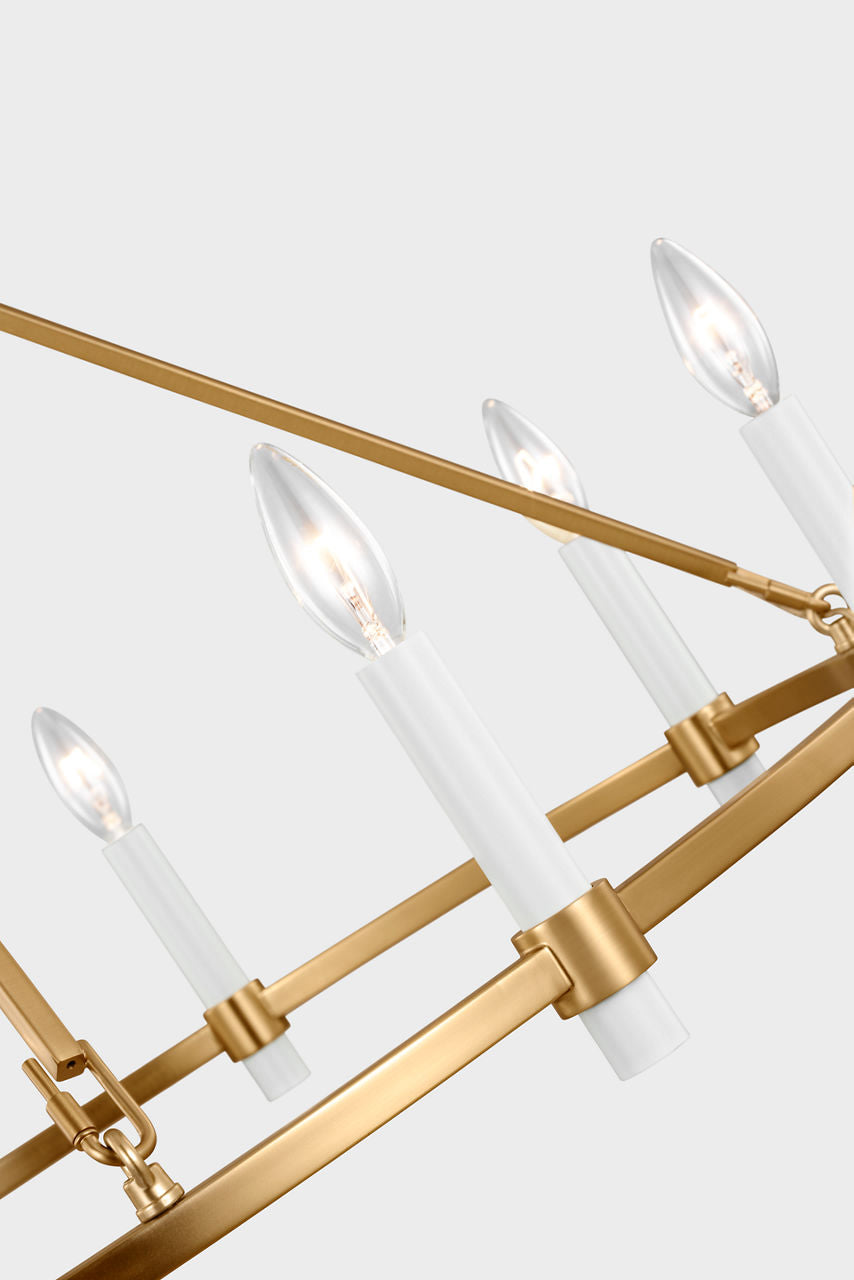 Marston Large Chandelier Burnished Brass