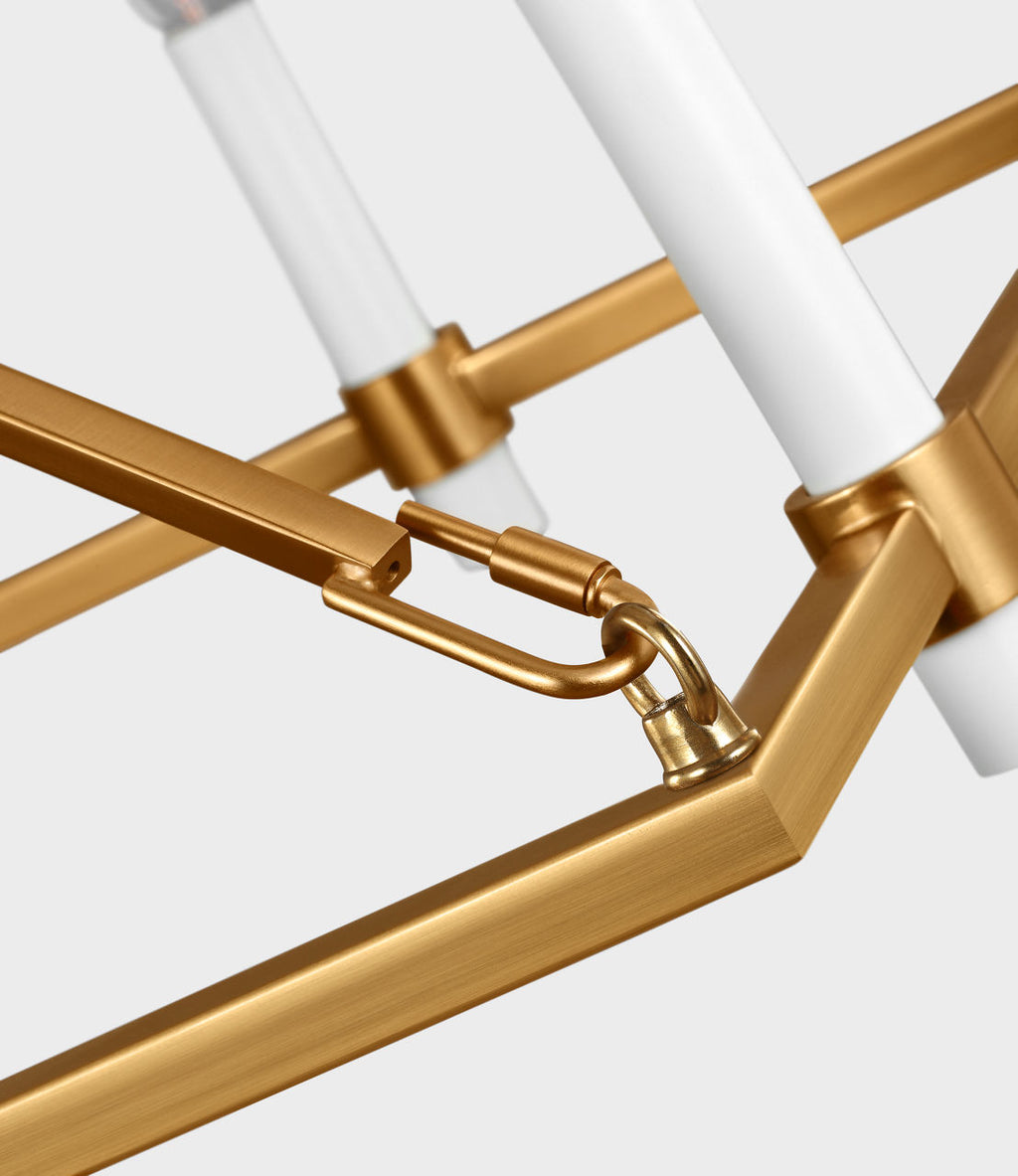 Marston Linear Chandelier Burnished Brass