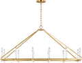 Marston Linear Chandelier Burnished Brass