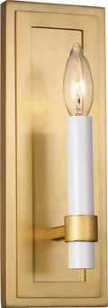 Marston Single Wall Sconce Burnished Brass