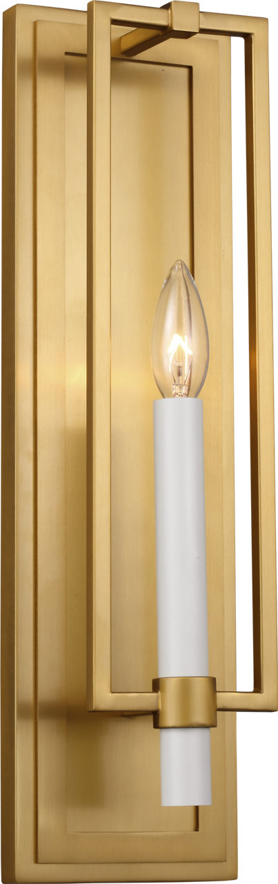 Marston Tall Sconce Burnished Brass