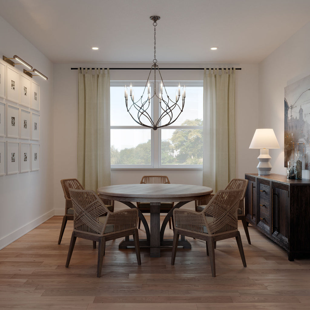 Richmond Medium Chandelier Weathered Galvanized