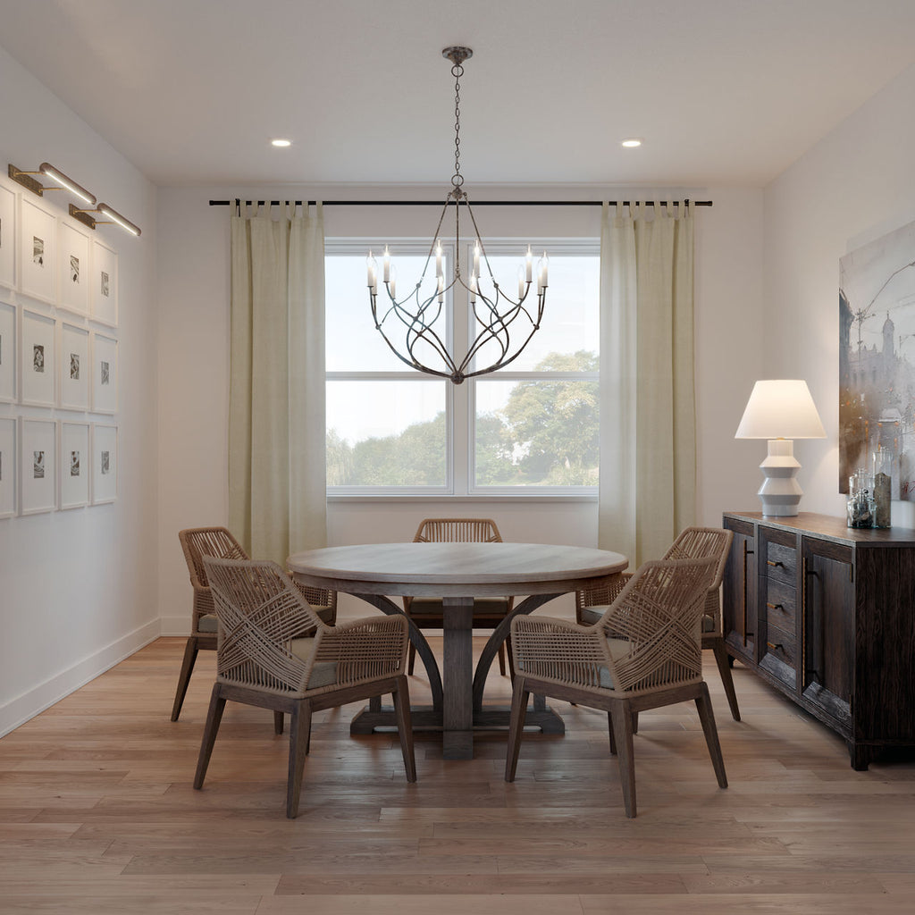 Richmond Medium Chandelier Weathered Galvanized