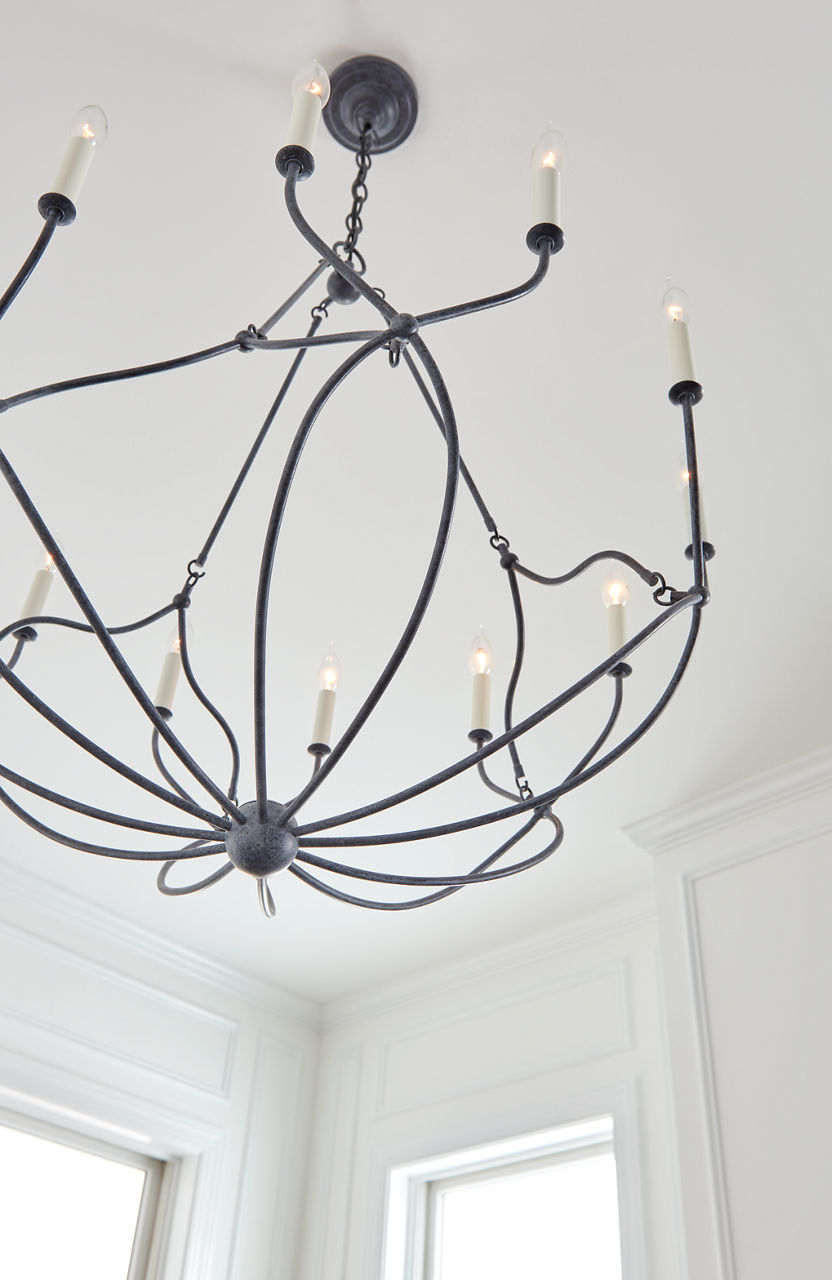 Richmond Medium Chandelier Weathered Galvanized