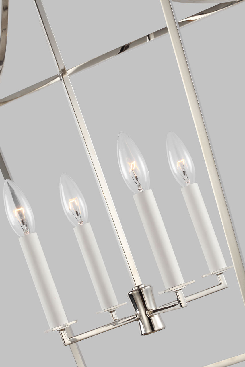 Southold Medium Lantern Polished Nickel