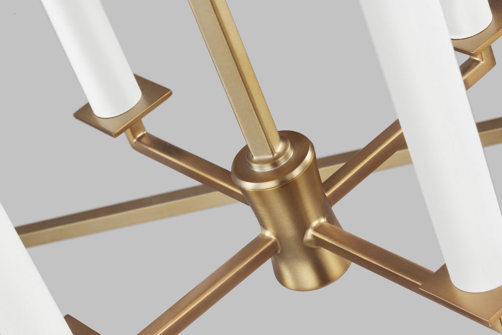 Southold Medium Lantern Burnished Brass