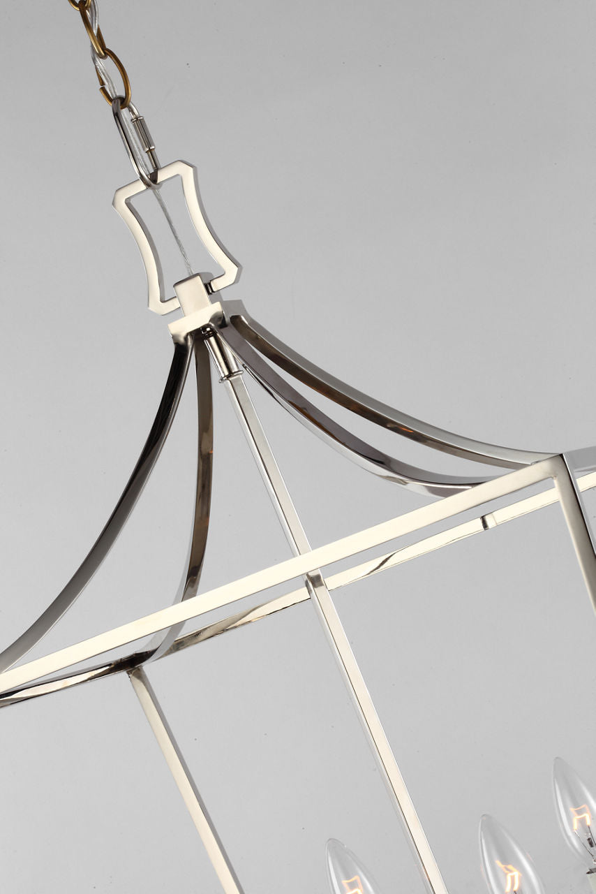 Southold Medium Lantern Polished Nickel