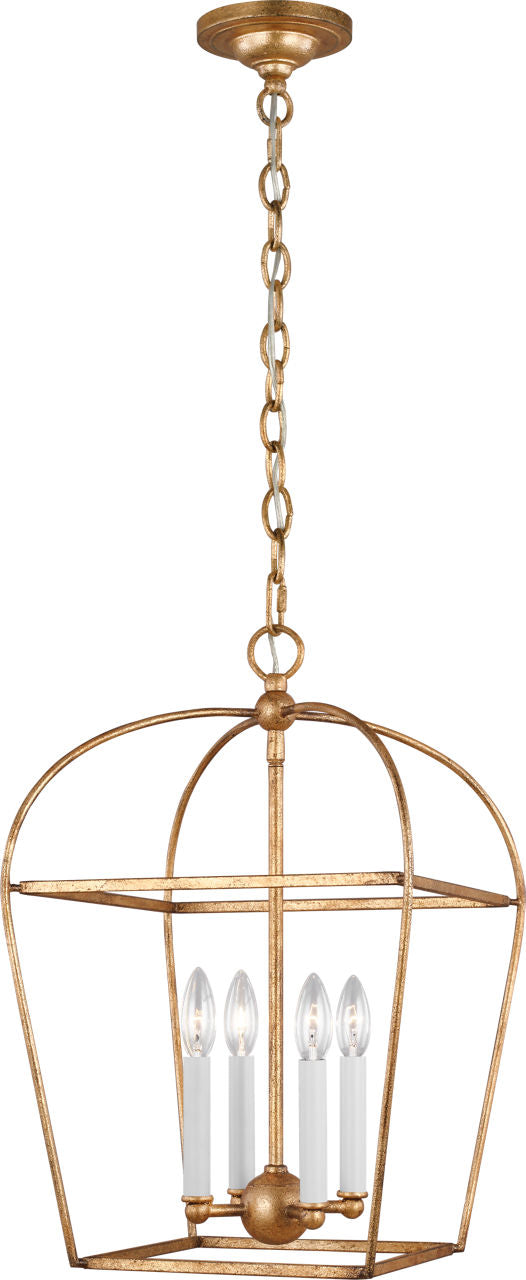 Stonington Small Lantern Antique Gild