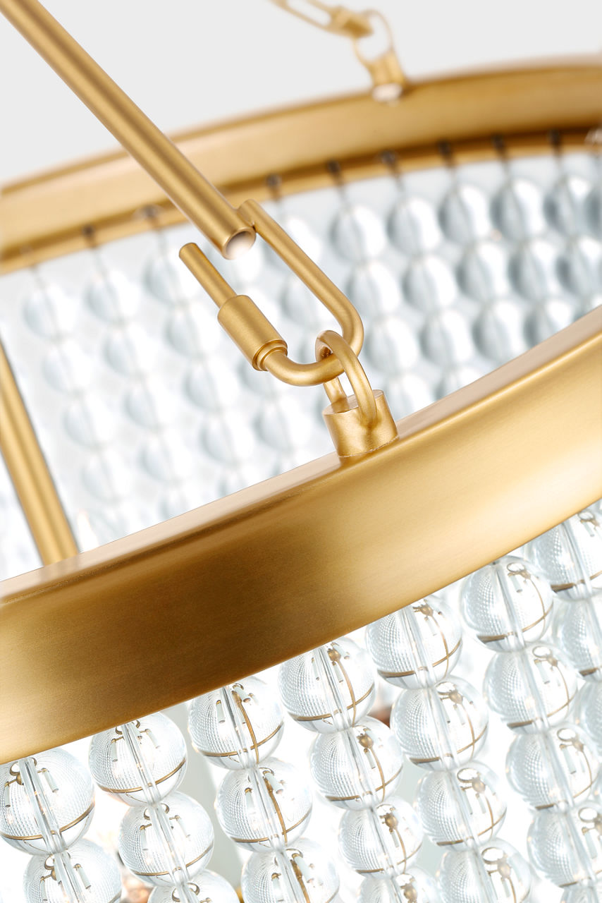 Summerhill Large Pendant Burnished Brass