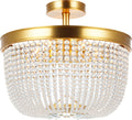 Summerhill Semi Flush Mount Burnished Brass