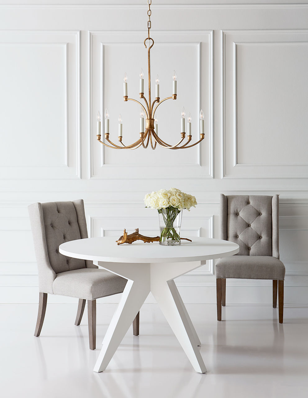 Westerly Medium Chandelier Antique Gild