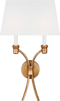 Westerly Double Sconce Antique Gild