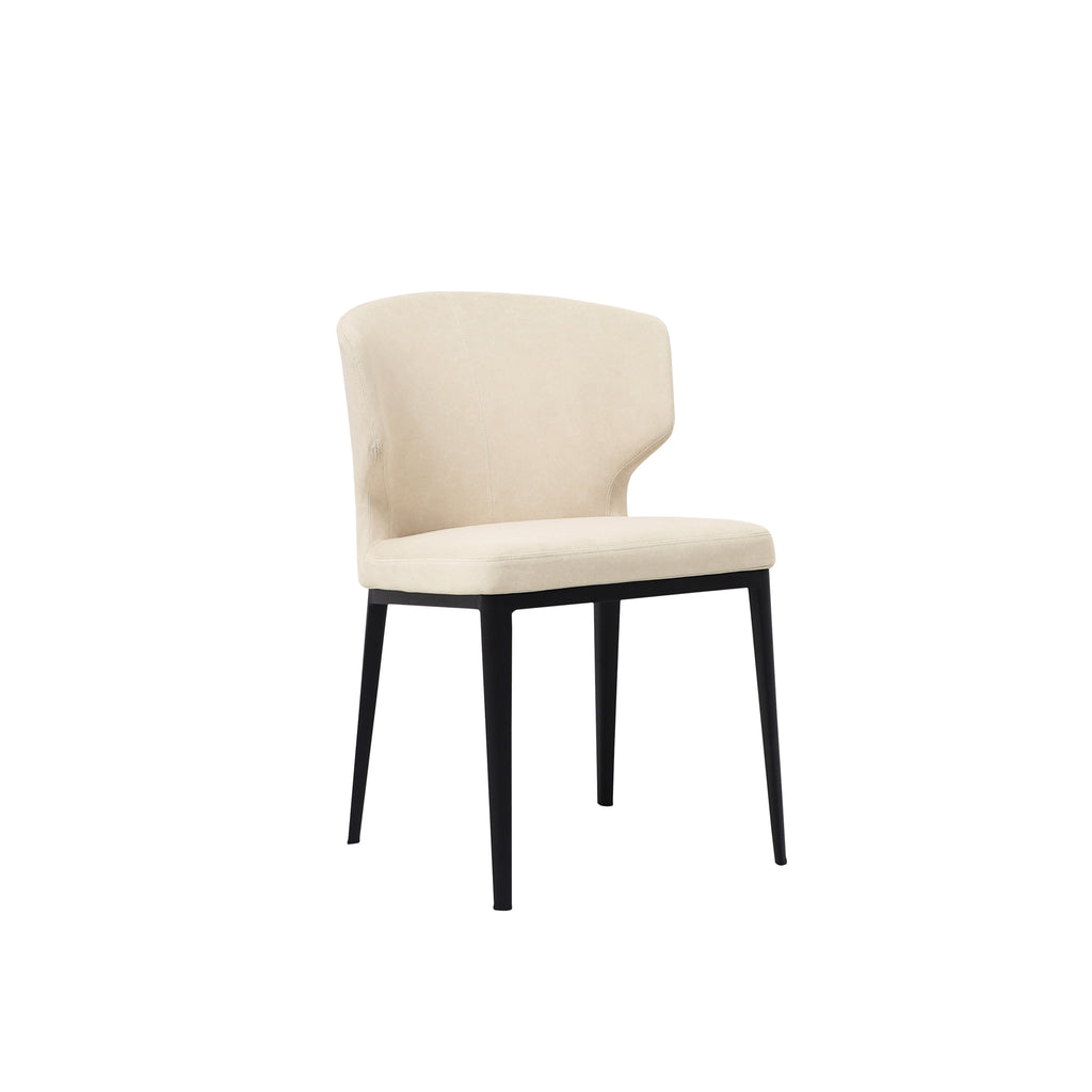 Delaney Dining Chair Warm Beige-Set of Two