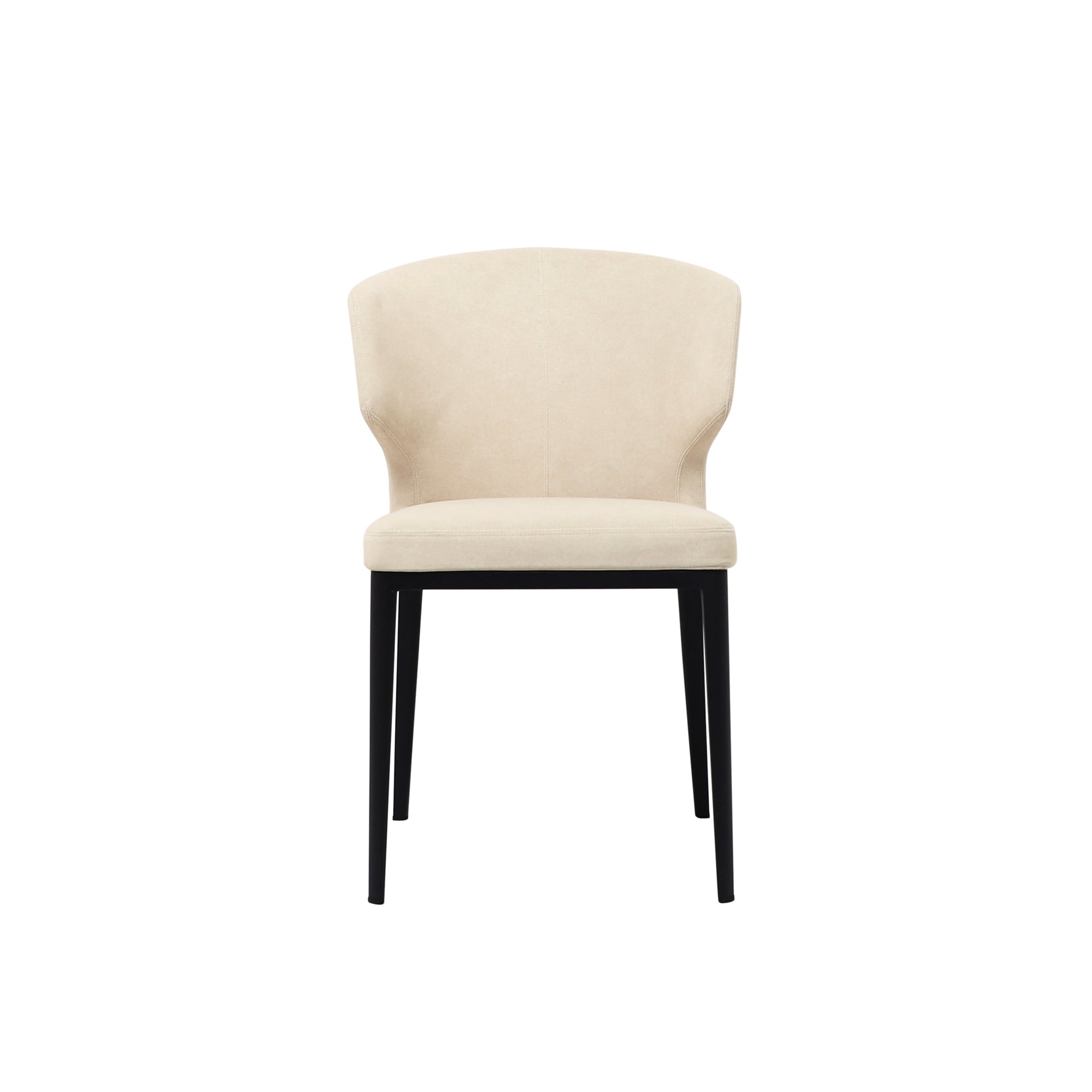 Delaney Dining Chair Warm Beige-Set of Two