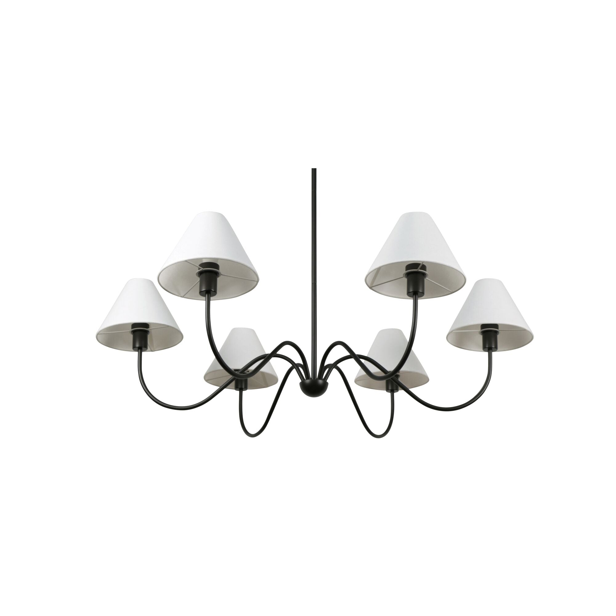 Whitney Chandelier Blackened Bronze