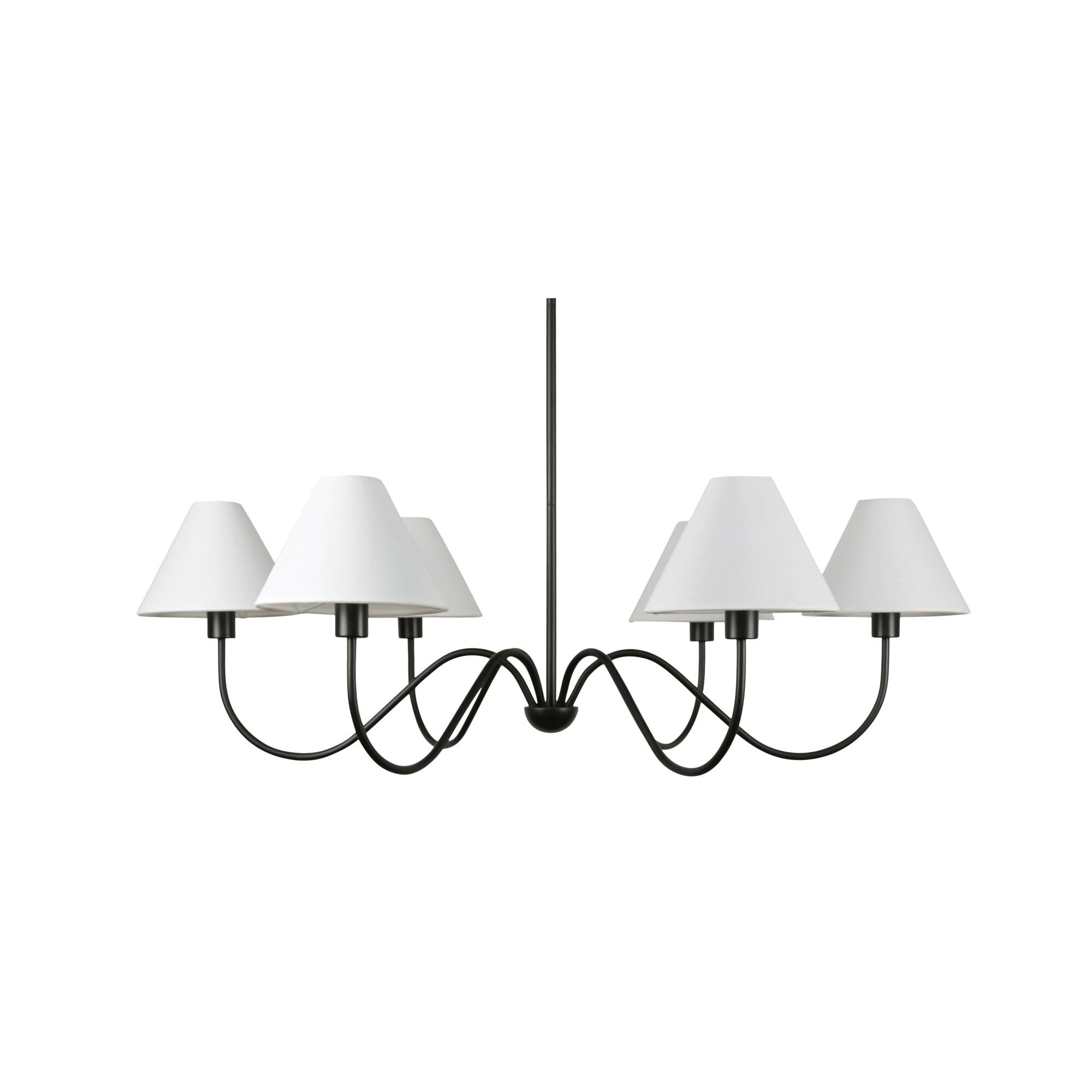 Whitney Chandelier Blackened Bronze