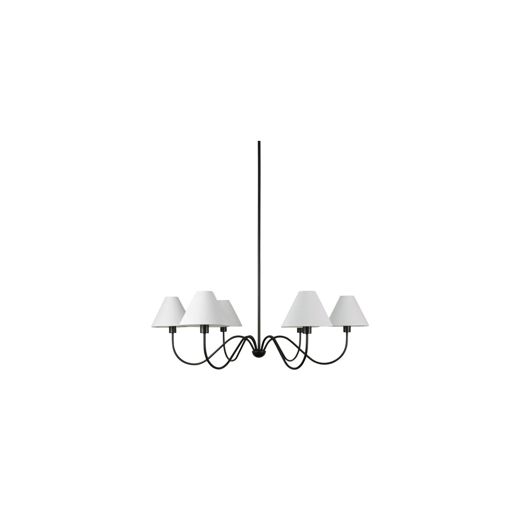 Whitney Chandelier Blackened Bronze