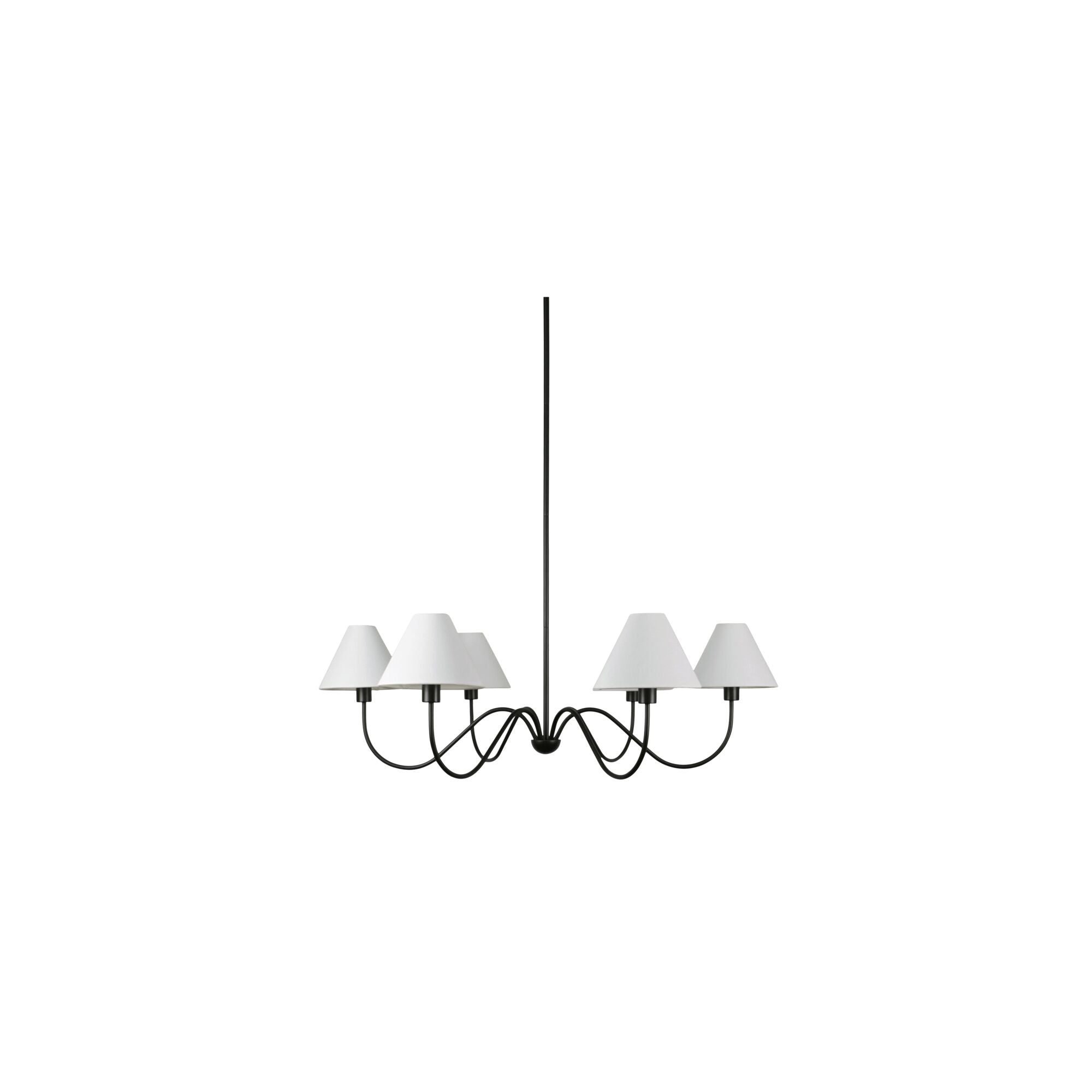 Whitney Chandelier Blackened Bronze
