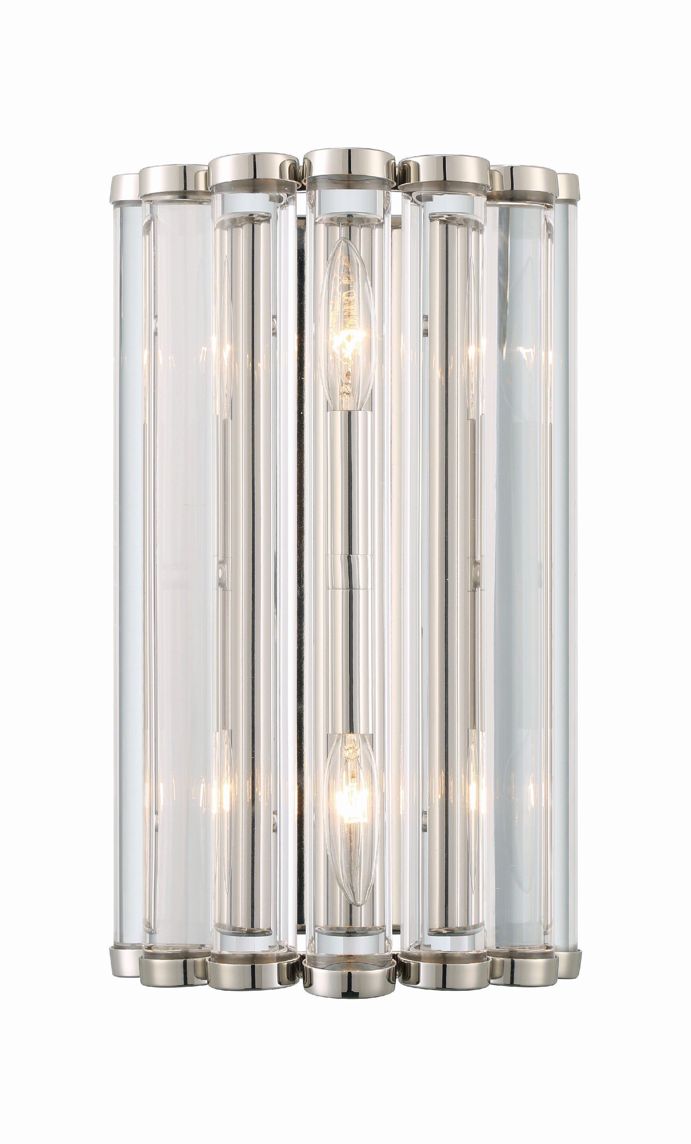 Libby Langdon Elliot 8.25'' Polished Nickel Sconce