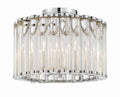 Libby Langdon Elliot 15.25'' Polished Nickel Semi Flush Mount