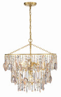 Elsa 20'' Antique Gold Chandelier